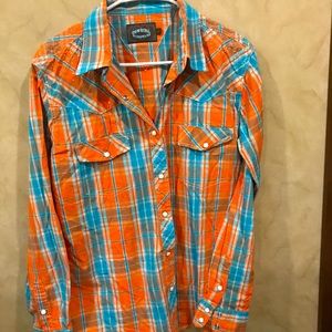 Cowgirl Hardware Western Ladies Top - Size L.